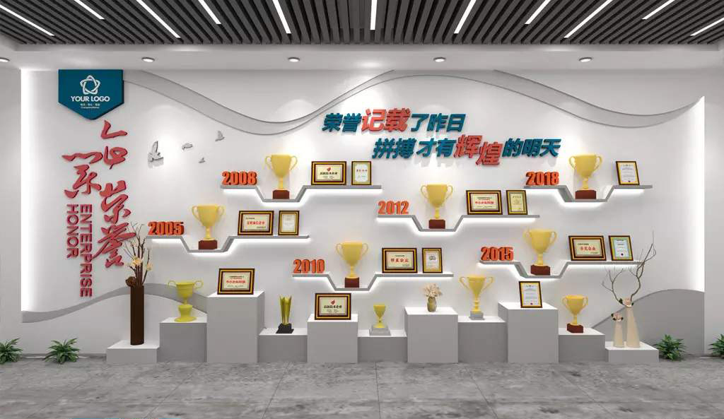 [武汉企业文化墙设计]中小型公司如何设计有逼格的企业文化墙？