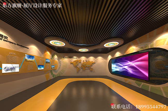 [企业文化墙设计]如何营造武汉企业文化展厅的空间美感？ -东方旗舰