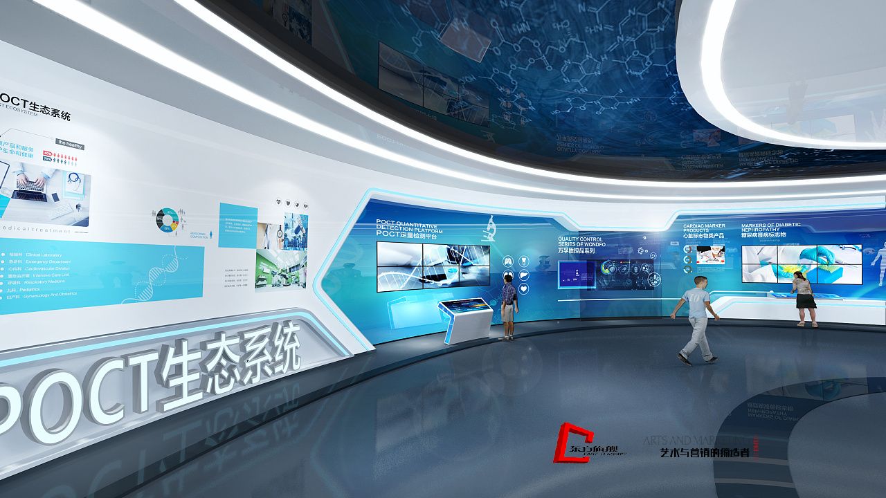 [湖北企业展厅设计]东方旗舰：企业展厅空间设计怎么样看起来敞亮？